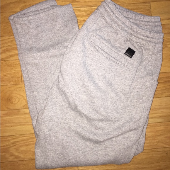 Pierre Balmain Other - Pierre Balmain Gray Sweatpants with Leather Cord